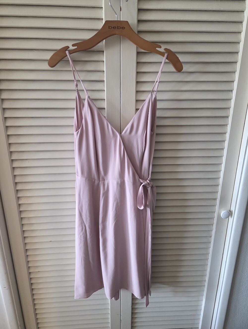 WAYF Nude Rose Wrap Dress Size S NWT